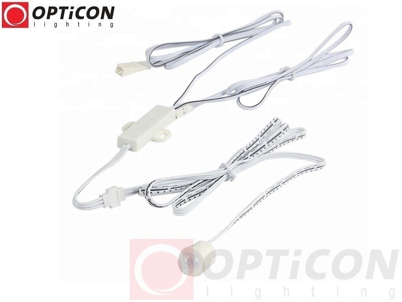 Włącznik Czujnik Ruchu LED 4A 12V / 24V - Mini - Biały