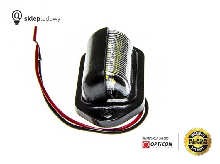 Moduł LED 12V 6x SMD2835 IP65 0,5W Biały Zimny 6000K OPTICON