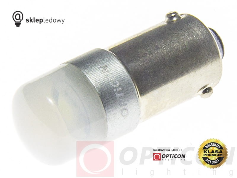 Żarówka Led H6W Bax9s SMD3030 12V Biały Dzienny 4500K