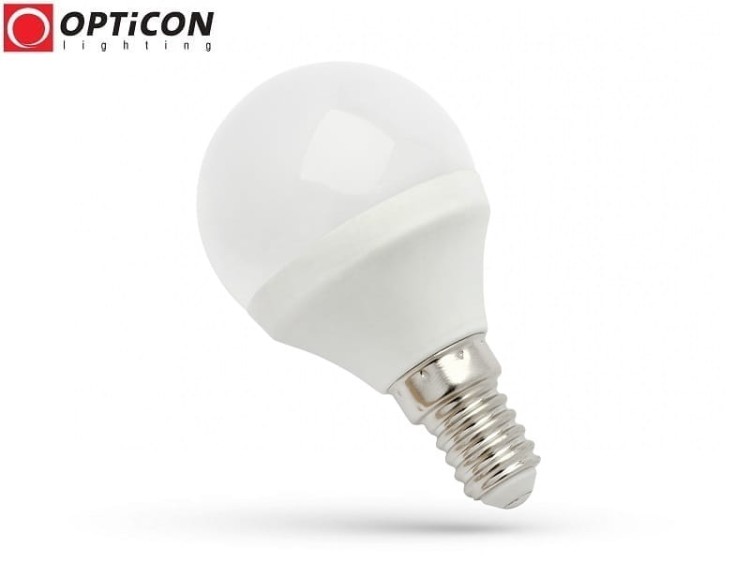 Żarówka Led 6W E14 230V 520lm Biały Ciepły SPECTRUM Kulka