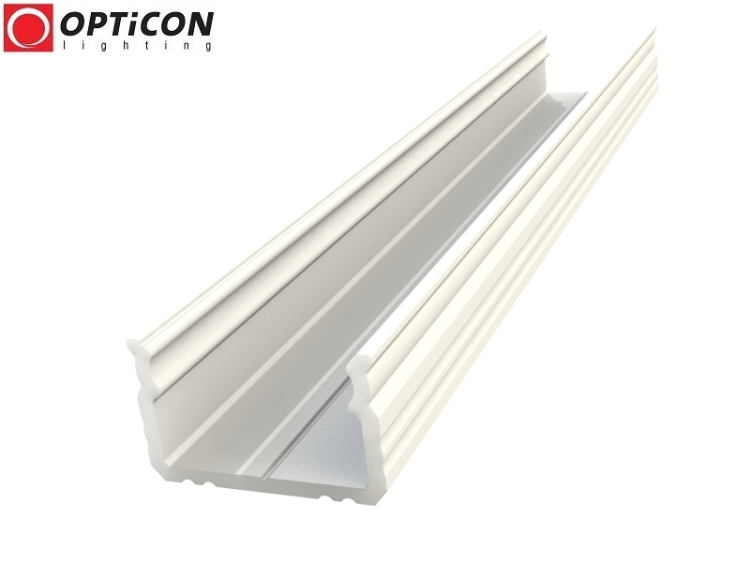 Profil LED S2 Biały aluminium anodowane - 1 metr