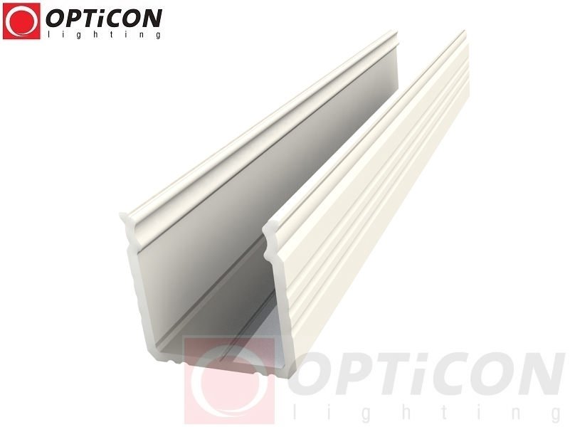 Profil LED S3 Biały aluminium anodowane - 1 metr