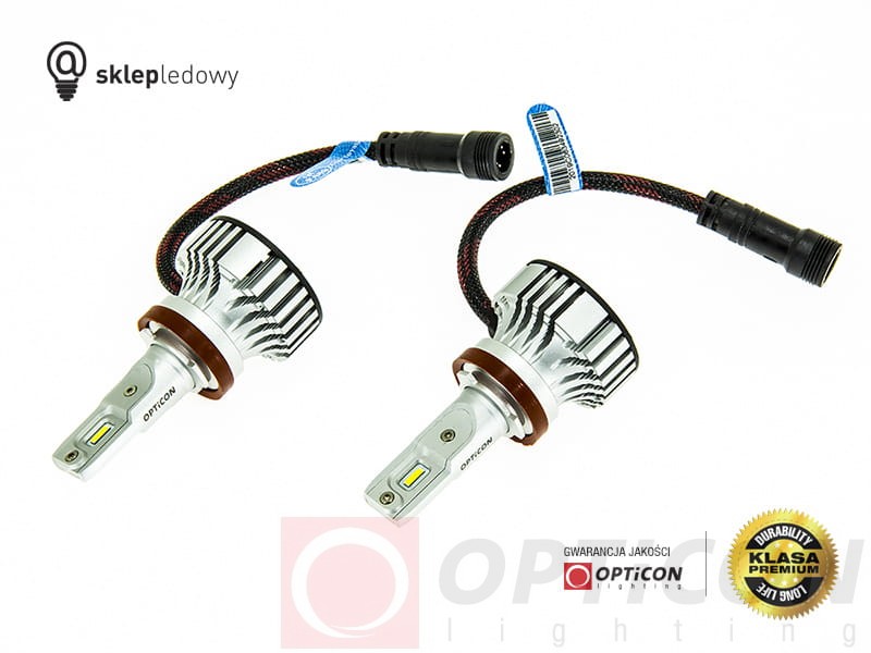Ford Ranger III - Światła mijania LED H11 36W 12-24V DC 6000lm 6500K OPTICON - zestaw 2 sztuki