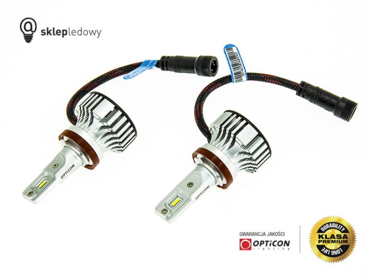 Ford Ranger III - Światła mijania LED H11 36W 12-24V DC 6000lm 6500K OPTICON - zestaw 2 sztuki