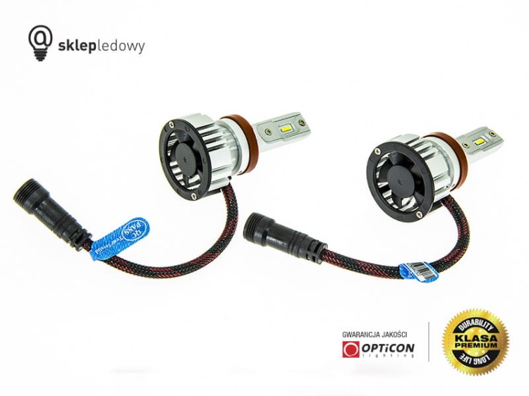 Ford Ranger III - Światła mijania LED H11 36W 12-24V DC 6000lm 6500K OPTICON - zestaw 2 sztuki