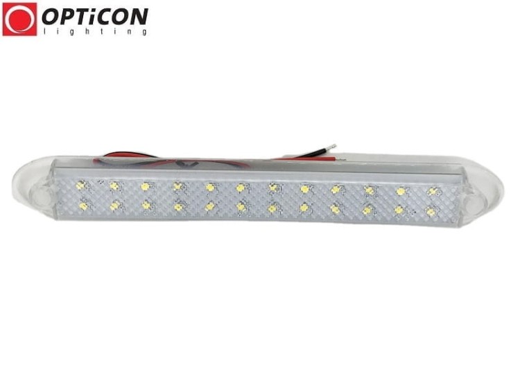 Panel LED 4,8W 24x SMD2835 10-30V DC ( 2x12) 120st Biały Ciepły 3000K 12V 24V OPTICON