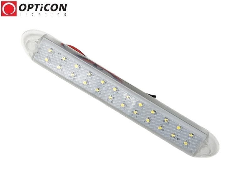 Panel LED 4,8W 24x SMD2835 10-30V DC ( 2x12) 120st Biały Zimny 6000K 12V 24V OPTICON