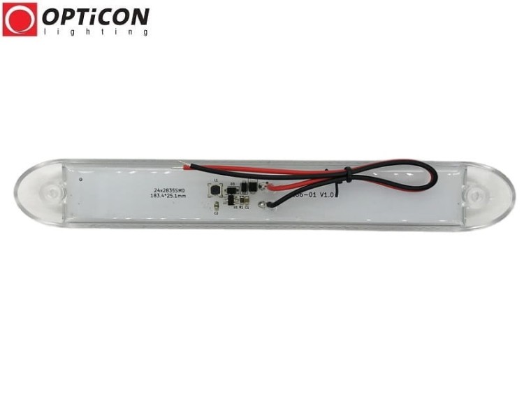 Panel LED 4,8W 24x SMD2835 10-30V DC ( 2x12) 120st Biały Zimny 6000K 12V 24V OPTICON