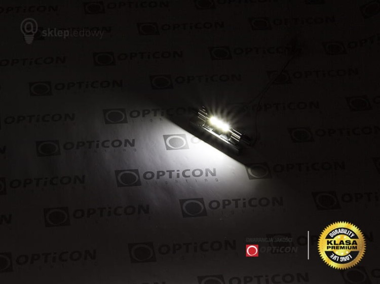 Żarówka Led C5W 30mm 4x SMD 3030 5mm 12V Biały Zimny 6000K