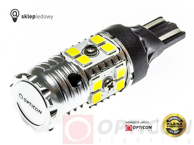 Peugeot 508 I - Światło wsteczne / cofania LED W16W T15 Opticon Premium - 1 żarówka