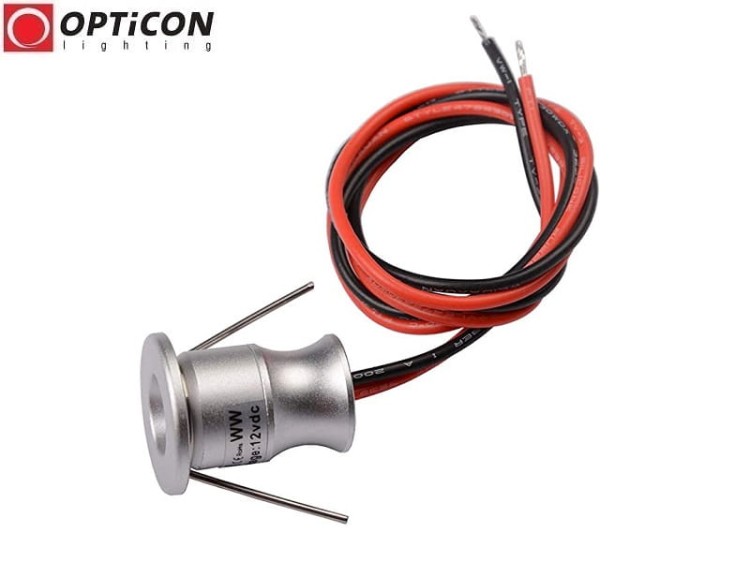 Moduł LED 1W 12V DC 60st IP65 Biały Ciepły 3000K OPTICON