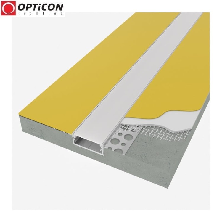 Profil LED GK MAX Srebrny aluminium anodowane - 200 cm