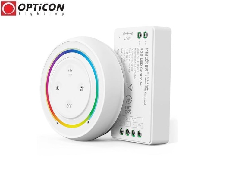 Sterownik Mi-Light RGB 12A 12V / 24V DC + Pilot Dotykowy