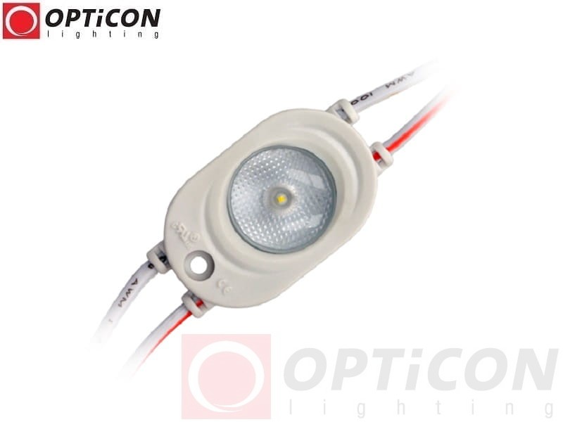 Moduł LED 12V 1W IP67 180st 1x SMD2835 Biały Zimny 6000K