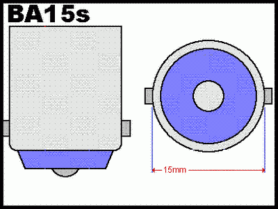 Toyota Proace - Światło wsteczne / cofania LED P21W Ba15s Opticon Premium - 1 żarówka