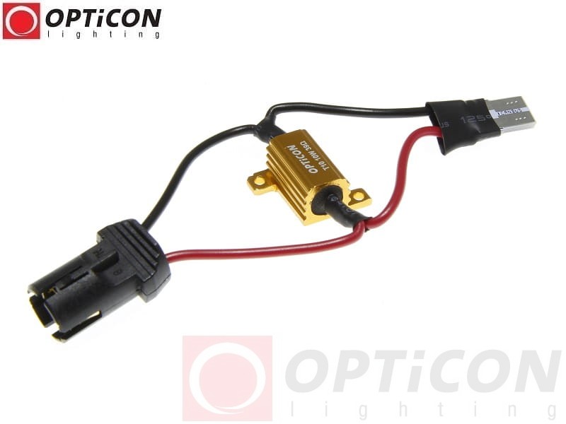 Filtr Canbus W5W T10 12V - Rezystor 10W 39 ohm z konektoremi