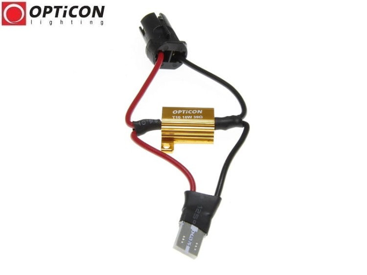 Filtr Canbus W5W T10 12V - Rezystor 10W 39 ohm z konektoremi