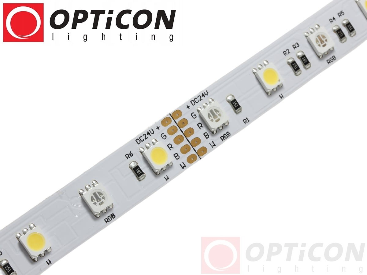 Taśma LED 24V 300x SMD 5050 12mm IP20 14,4W RGBW OPTICON PREMIUM