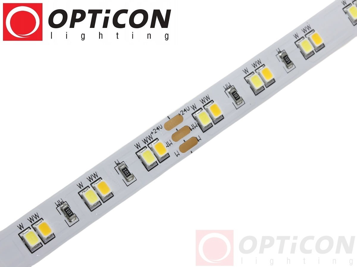 Taśma LED 24V 600x SMD 2835 10mm IP20 18W Multiwhite CCT OPTICON PREMIUM