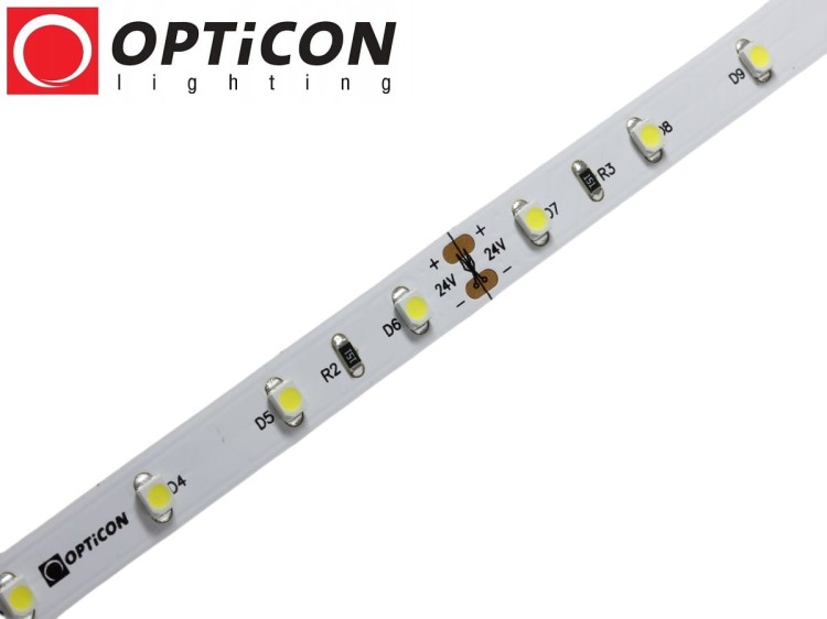 Taśma LED 24V 300 SMD 3528 8mm IP20 4,8W /m Biały Zimny 6000K OPTICON PREMIUM