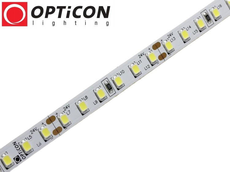 Taśma LED 24V 600 SMD 2835 8mm IP20 18W /m Biały Zimny 6000K OPTICON PREMIUM