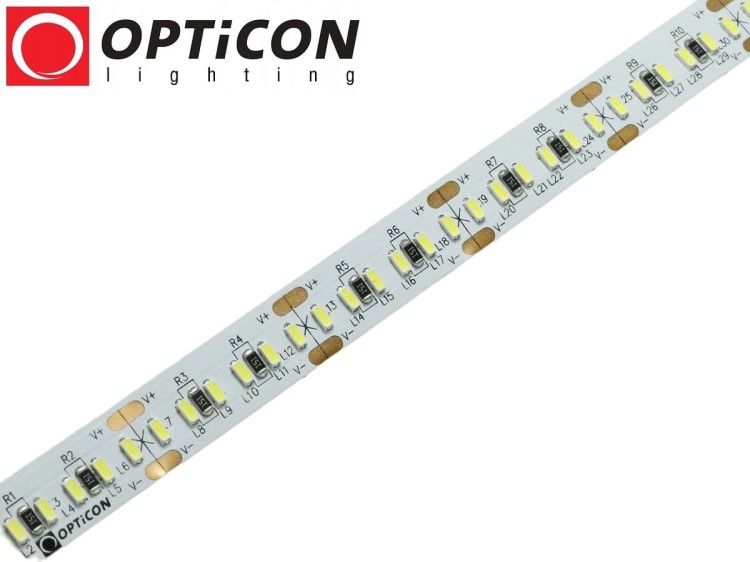 Taśma LED 24V 1200x SMD 3014 10mm IP20 28W Biały Zimny 6000K OPTICON PREMIUM