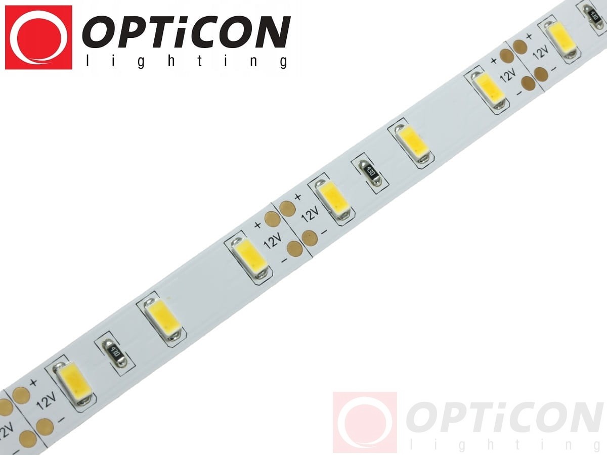 Taśma LED 12V 300 SMD 5730 10mm IP20 18W /metr Biały Ciepły 3000K OPTICON PREMIUM