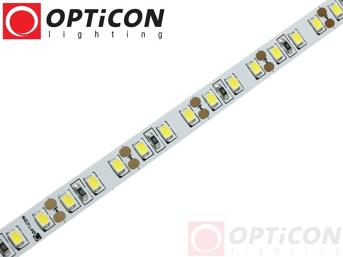Taśma LED 12V 600 SMD 2835 8mm IP20 18W/m Biały Dzienny 4300K OPTICON PREMIUM