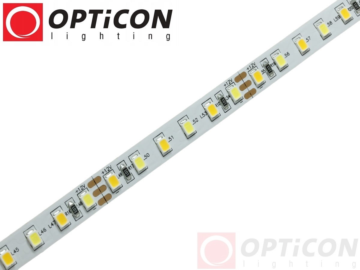 Taśma LED 12V 600 SMD 2835 8mm IP20 18W/m Multiwhite CCT OPTICON PREMIUM