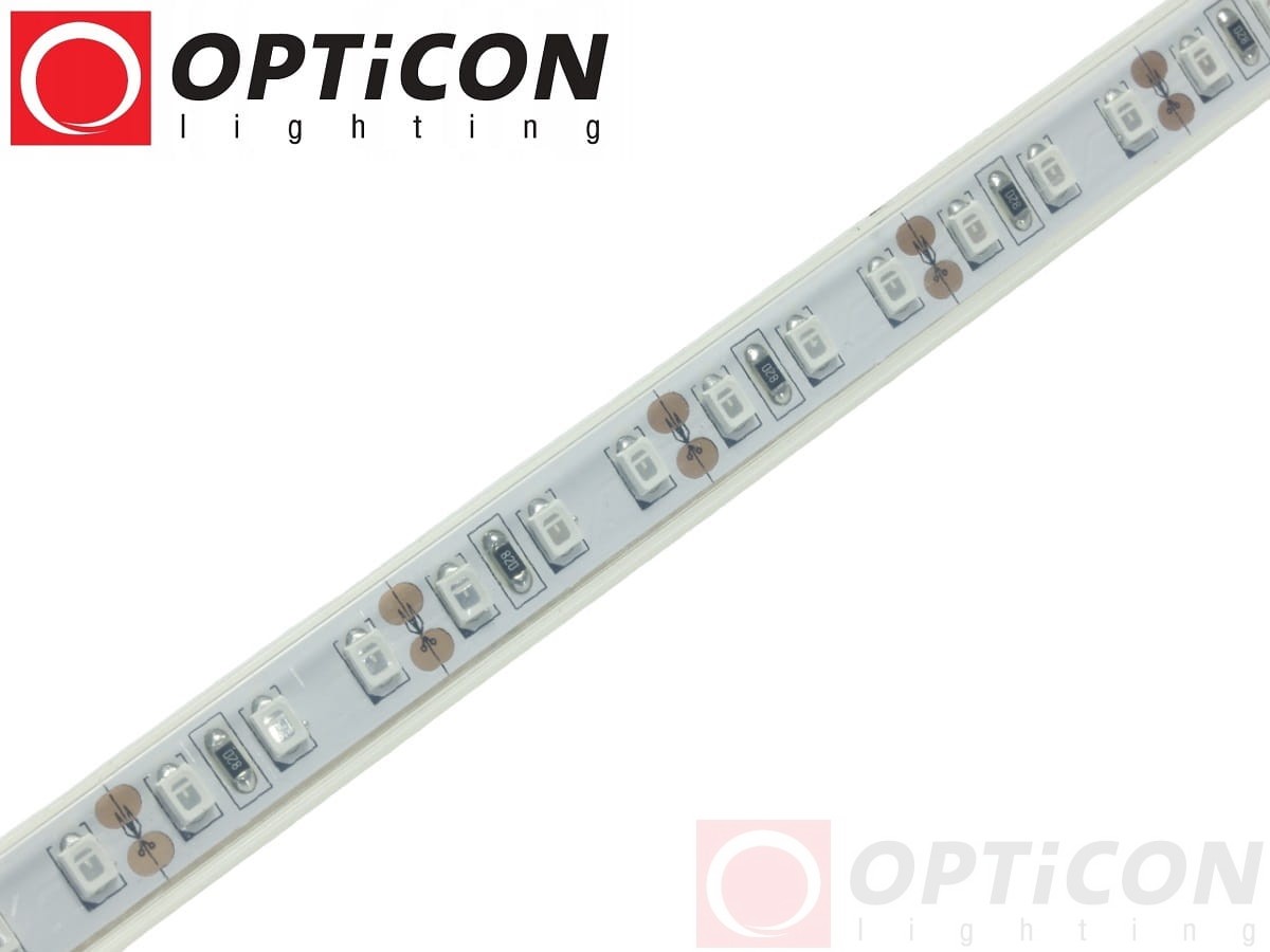 Taśma LED 12V 600 SMD 2835 10mm IP68 18W/m Niebieski OPTICON