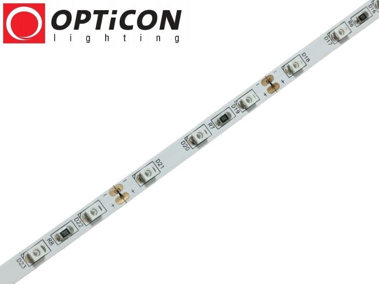 Taśma LED 12V 300 SMD 3528 5mm IP20 4,8W/m Czerwony OPTICON PREMIUM