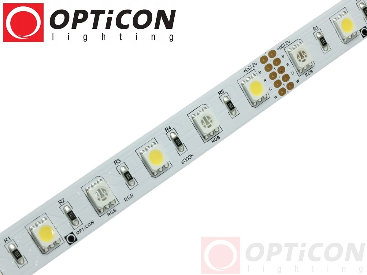 Taśma LED 12V 300x SMD 5050 12mm IP20 14,4W RGBW OPTICON PREMIUM