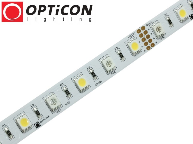 Taśma LED 12V 300x SMD 5050 12mm IP20 14,4W RGBW OPTICON PREMIUM