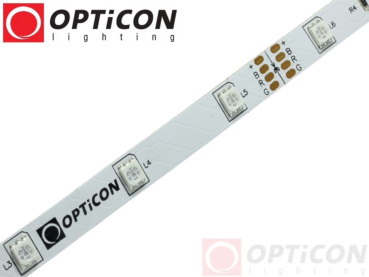 Taśma LED 24V 150x SMD 5050 10mm IP20 7,2W RGB OPTICON PREMIUM