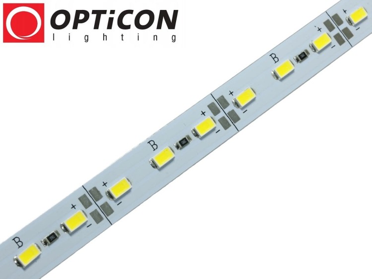 Taśma LED 12V DC 72x SMD 5630 12mm IP20 16W Biały Zimny 6000K Aluminium - 50cm