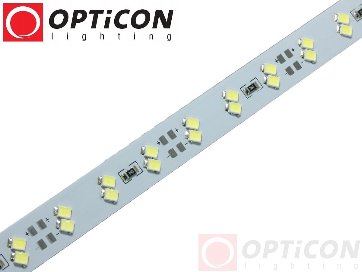 Taśma LED 12V DC 144x SMD 2835 12mm IP20 16W Biały Zimny 6500K Aluminium - 50cm
