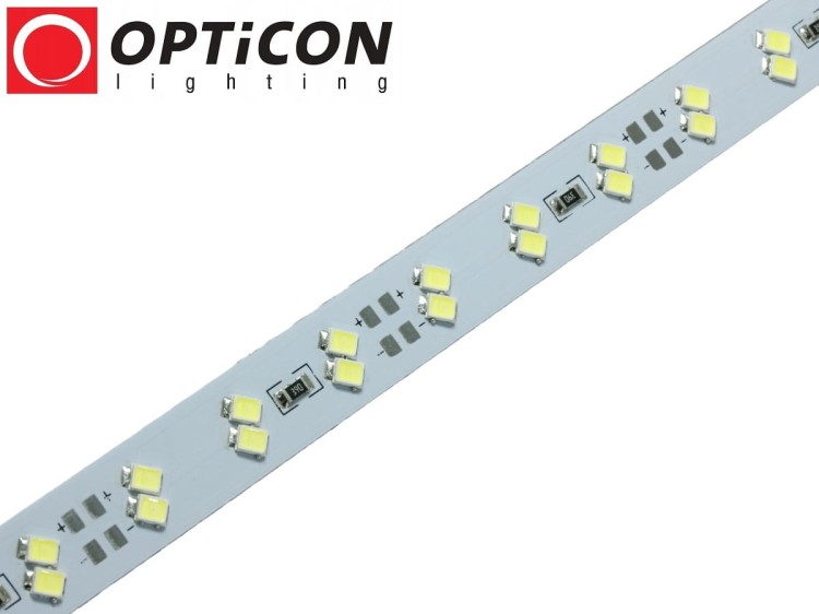 Taśma LED 12V DC 144x SMD 2835 12mm IP20 16W Biały Zimny 6500K Aluminium - 50cm