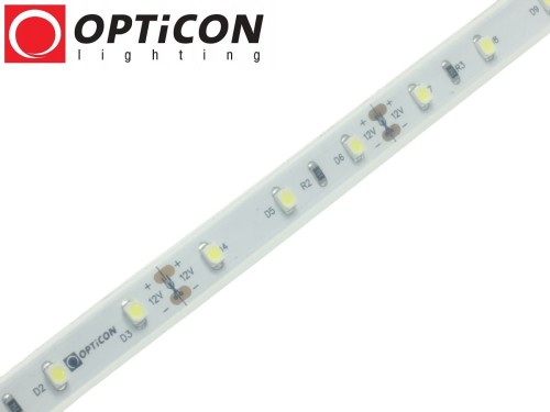 Taśma LED 12V 300 SMD 3528 10mm IP68 4,8W /m Biały Zimny 6000K OPTICON