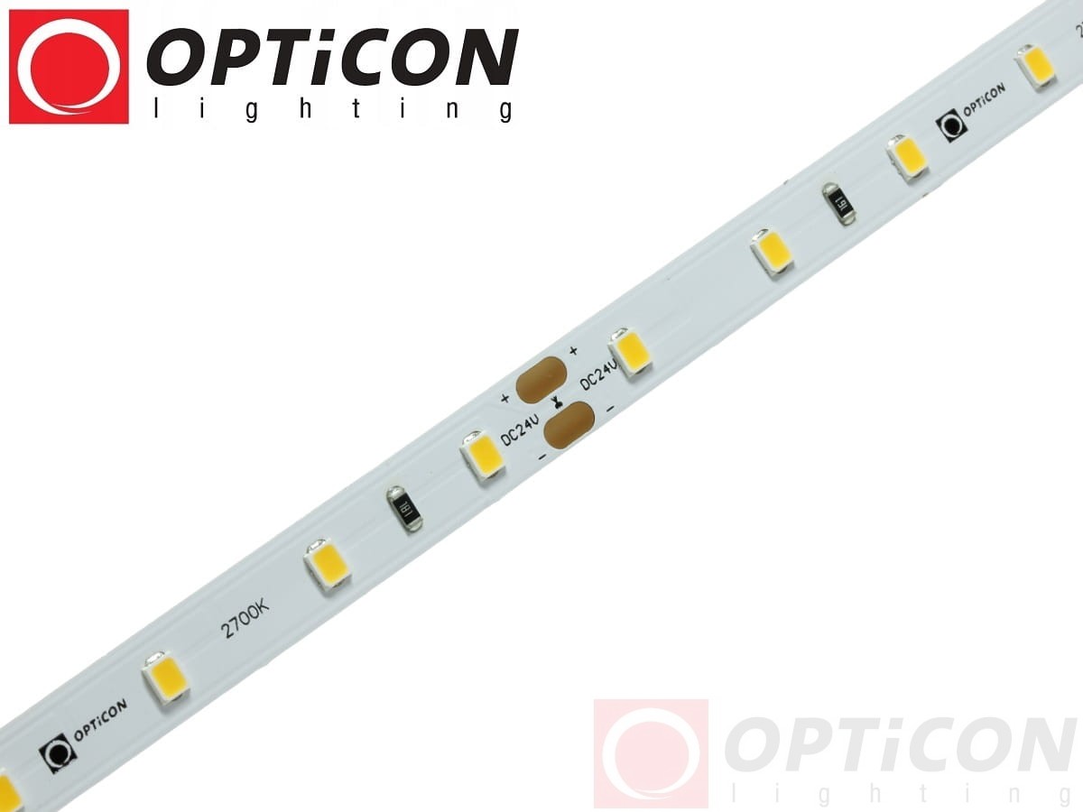 Taśma LED 24V 300 SMD 2835 8mm IP20 4,8W /m Biały Ciepły 2700K OPTICON PREMIUM