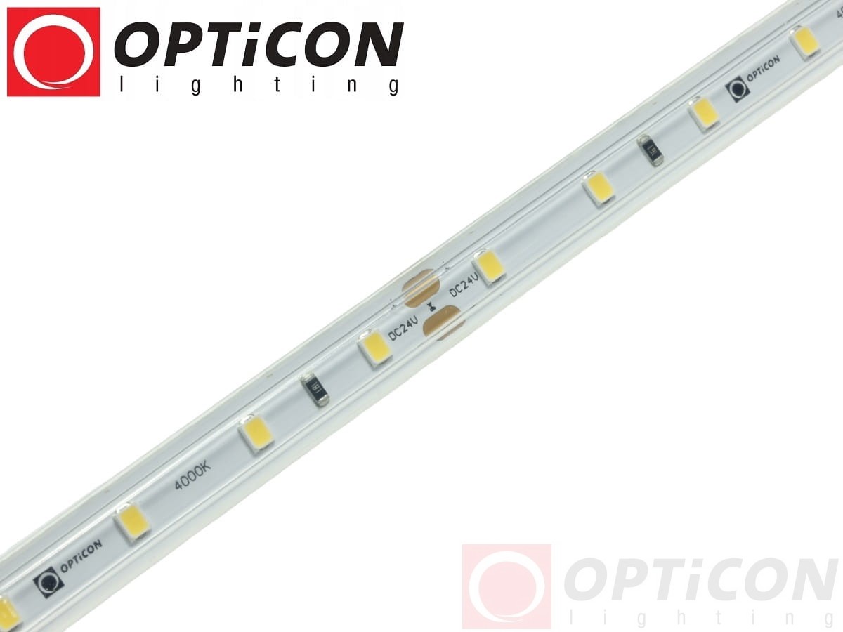 Taśma LED 24V 300 SMD 2835 10mm IP68 4,8W/m Biały Dzienny 4000K OPTICON PREMIUM