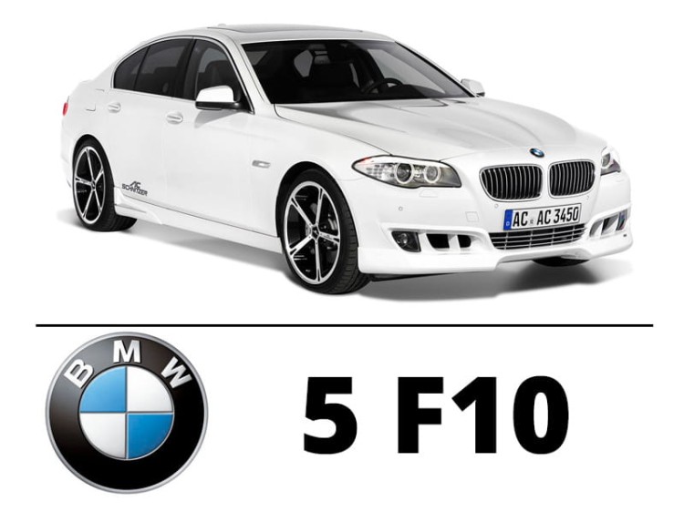 BMW 5 F10 - Zestaw oświetlenie kabiny LED Standard - 18 żarówek