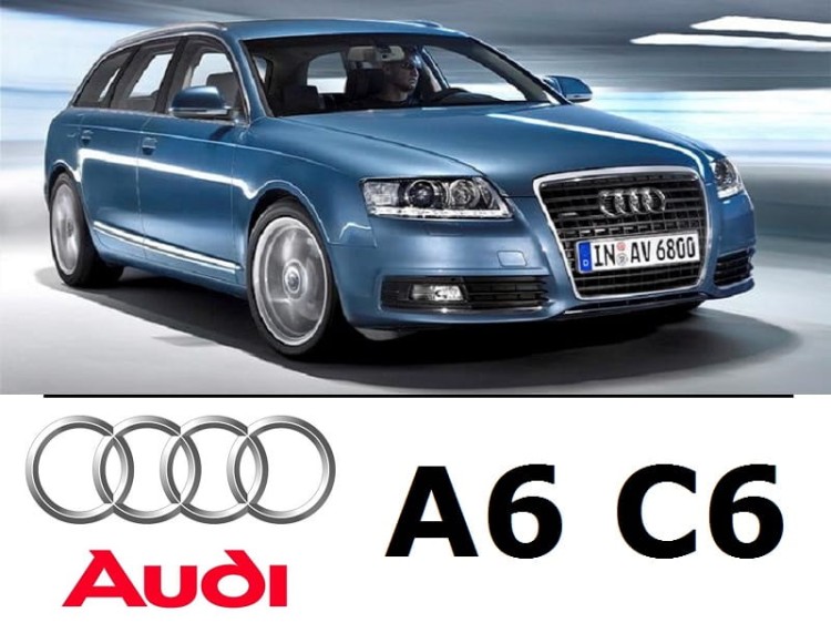 AUDI A6 C6 Avant - Zestaw oświetlenie kabiny LED Premium - 17 żarówek 