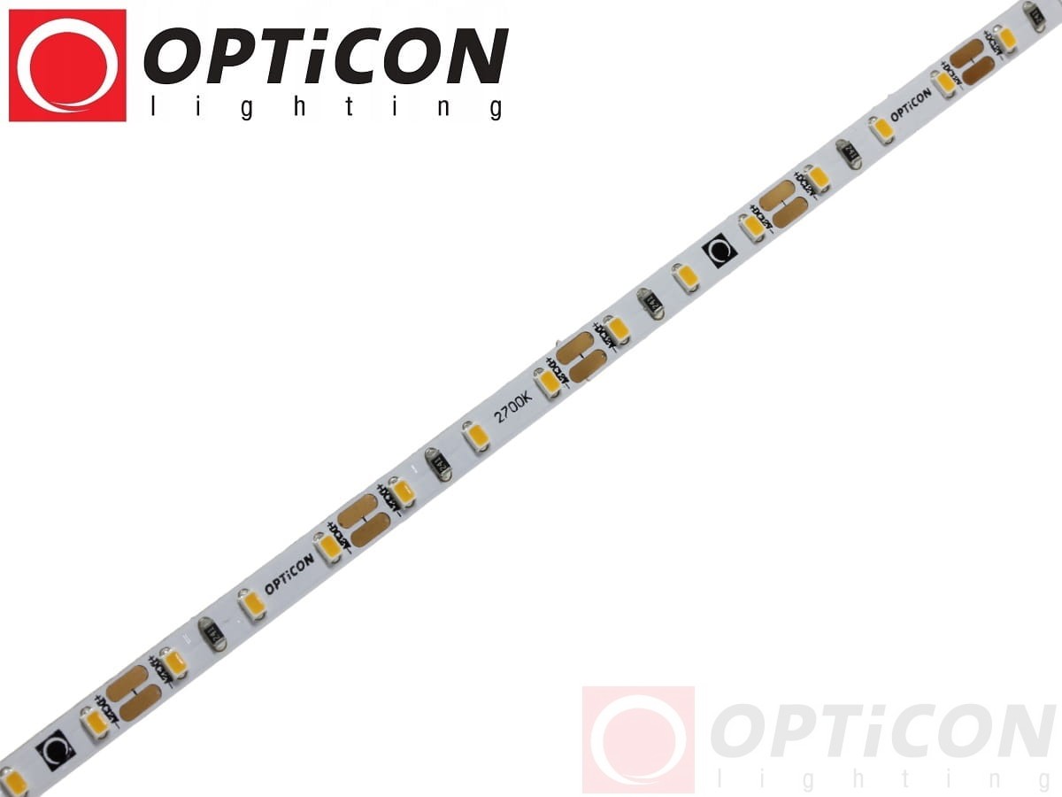 Taśma LED 12V 600 SMD 2216 4mm IP20 7,2W/m Biały Ciepły 2700K OPTICON PREMIUM