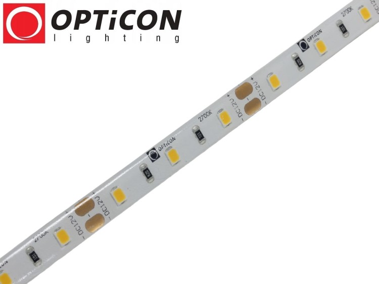 Taśma LED 12V 300 SMD 2835 8mm IP65 4,8W/m Biały Ciepły 2700K OPTICON PREMIUM