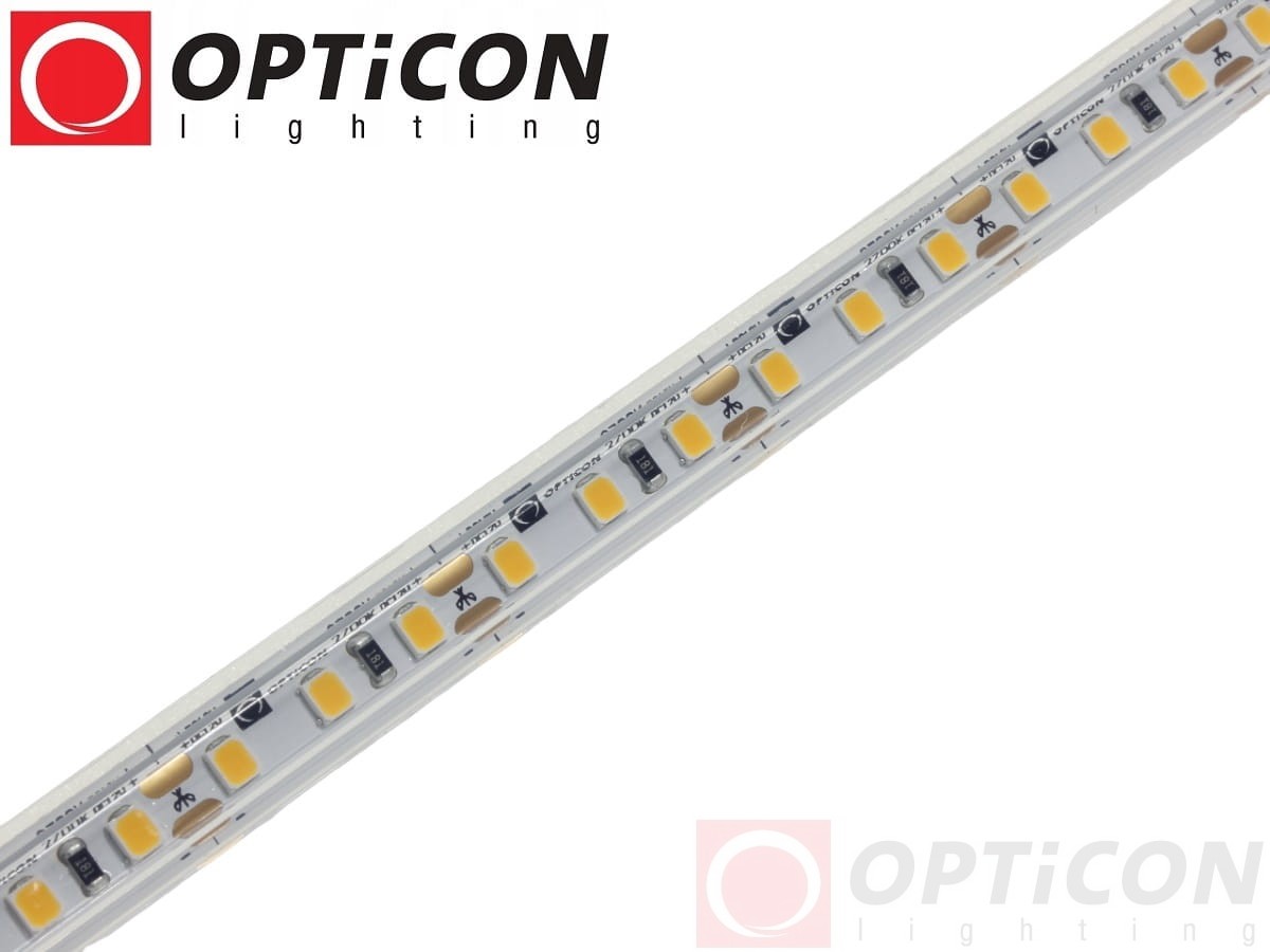 Taśma LED 12V 600 SMD 2835 10mm IP68 9,6W/m Biały Ciepły 2700K OPTICON PREMIUM