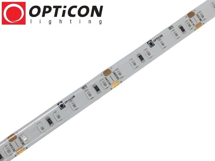 Taśma LED 24V 600 SMD 2835 8mm IP65 9,6W /m Czerwony OPTICON PREMIUM