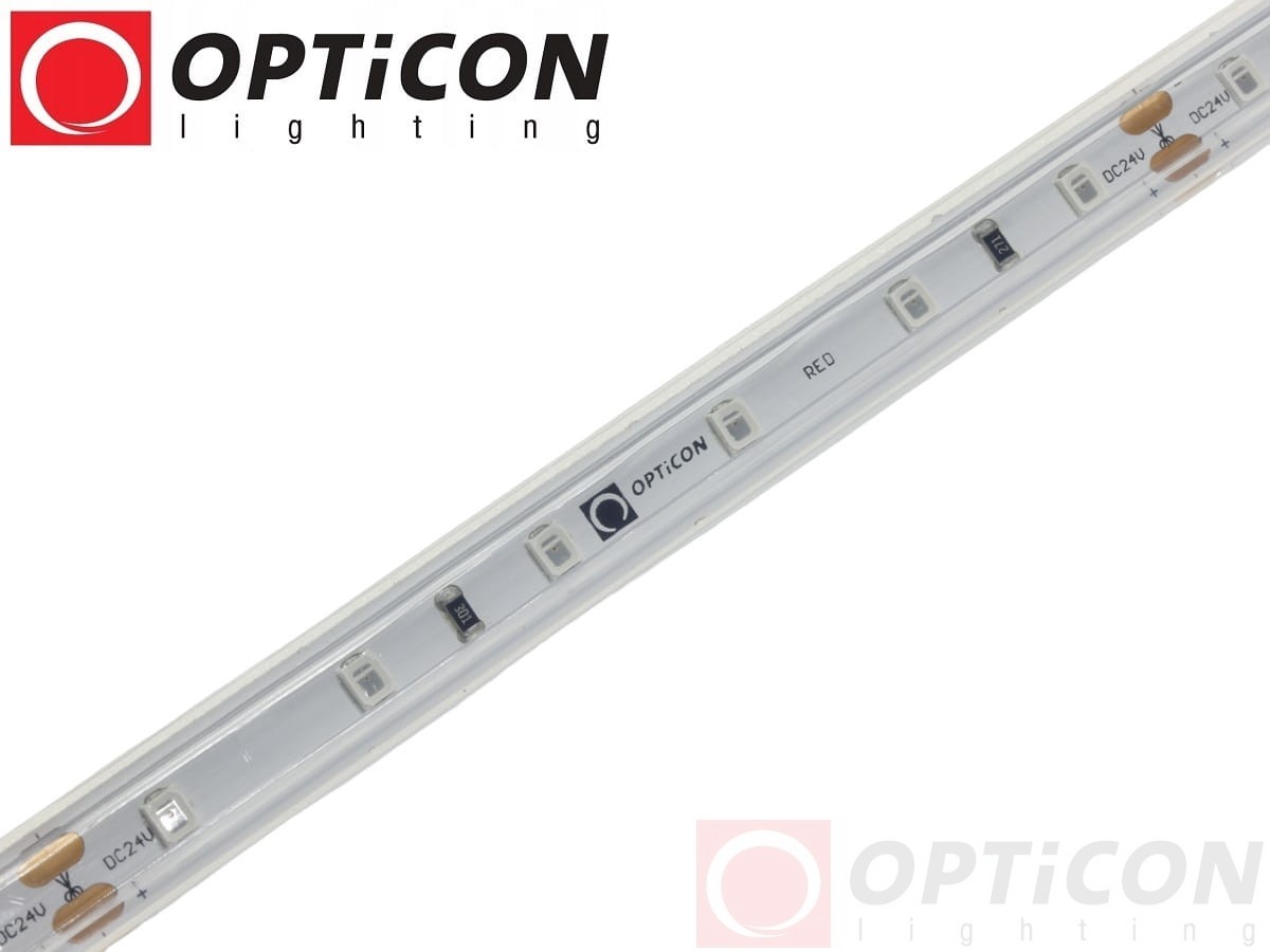 Taśma LED 24V 300 SMD 2835 10mm IP68 4,8W /m Czerwony OPTICON PREMIUM