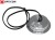 Lampa Meblowa LED 2W 230V AC 200lm Biały Ciepły 3000K OPTICON