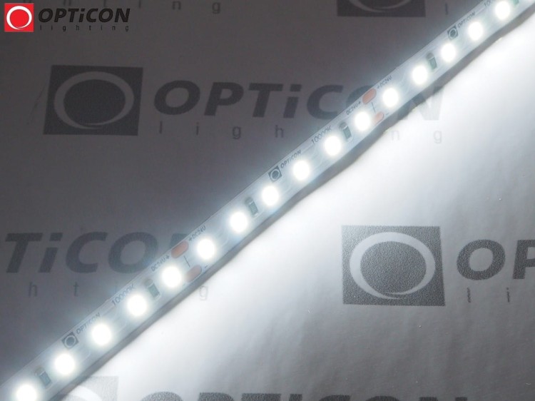Taśma LED 24V 600 SMD 2835 8mm IP20 9,6W /m Biały Zimny 10000K OPTICON PREMIUM