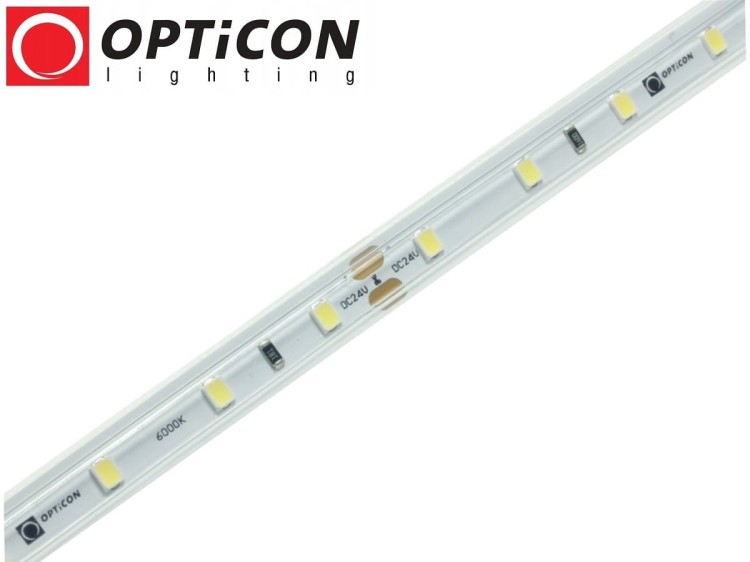 Taśma LED 24V 300 SMD 2835 10mm IP68 4,8W/m Biały Zimny 6000K OPTICON PREMIUM